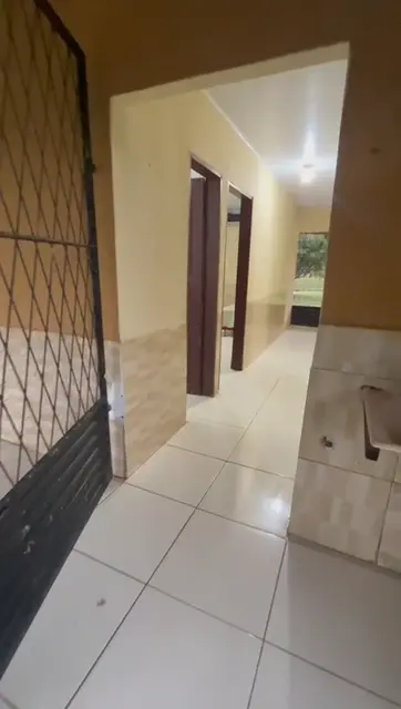 Corredor dos quartos — Casa Jibóia, Sítio Bambu Rede