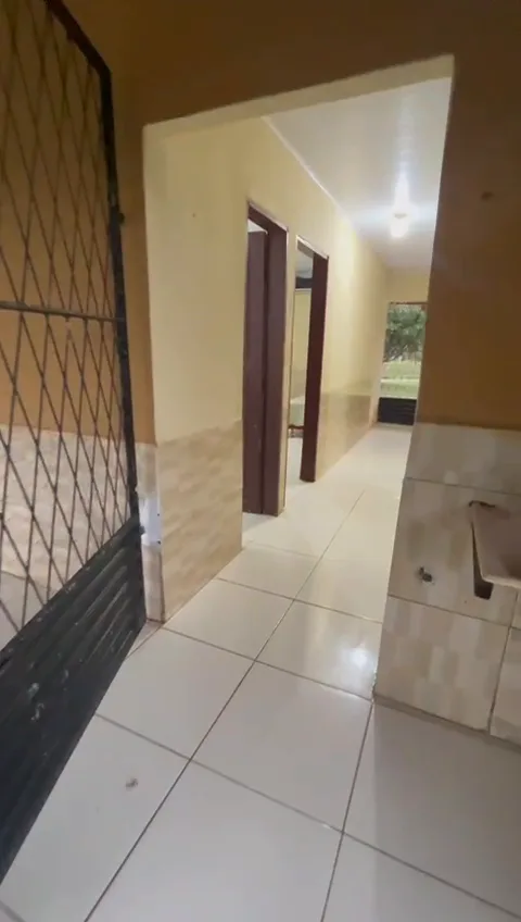 Corredor dos quartos — Casa Jibóia, Sítio Bambu Rede