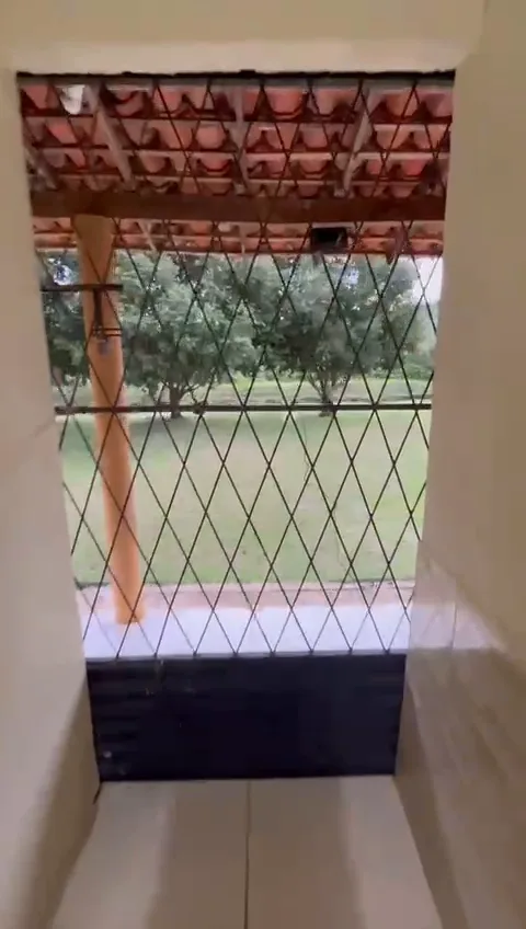 Janela com vista para o campo — Casa Jibóia, Sítio Bambu Rede