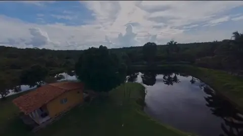 O sítio visto de cima — Casa Jibóia, Sítio Bambu Rede